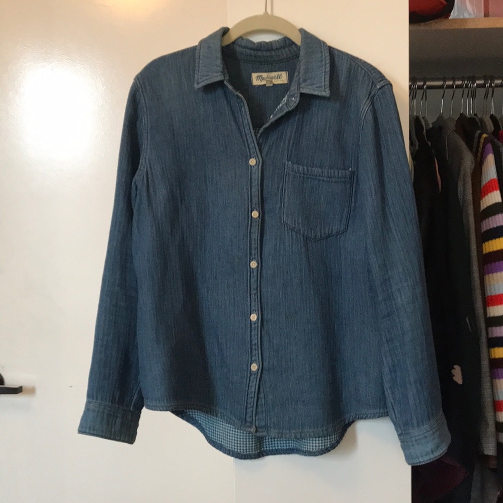 Madewell denim shirt